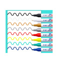 Stationery big volume smooth colored blue paint marker pen